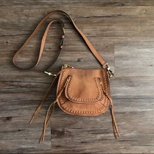 Suede Rebecca Minkoff crossbody bag